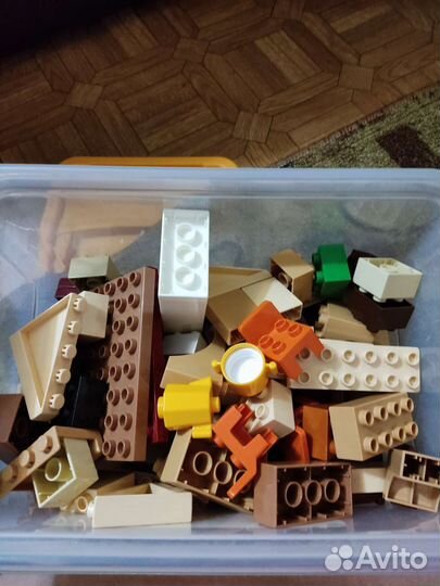 Контейнер Лего дупло и набор хот вилс