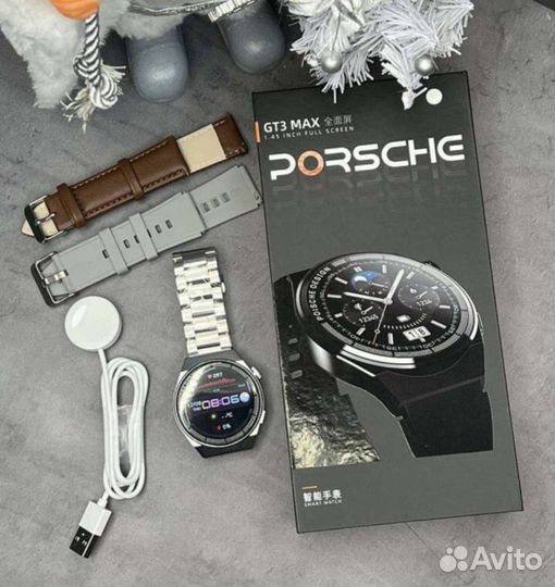 Смарт часы GT 3 MAX/3 ремешка/новые