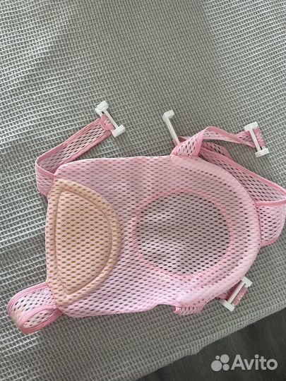 Ванночка для купания с гамаком и горкой в подарок