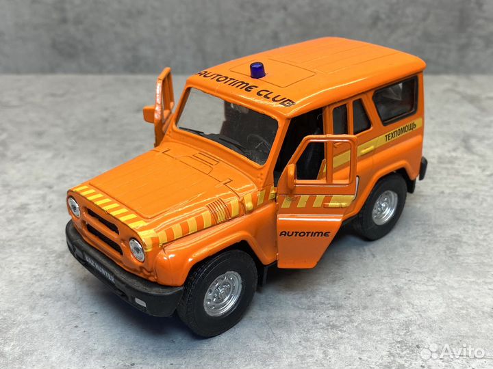 Модель УАЗ Хантер Техпомощь 1:36 AutoTime