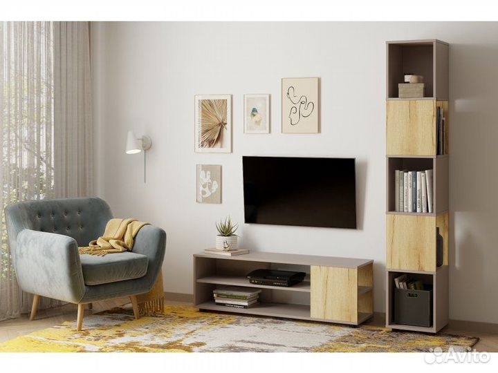 Тв-тумба Ларсен Latte Wood