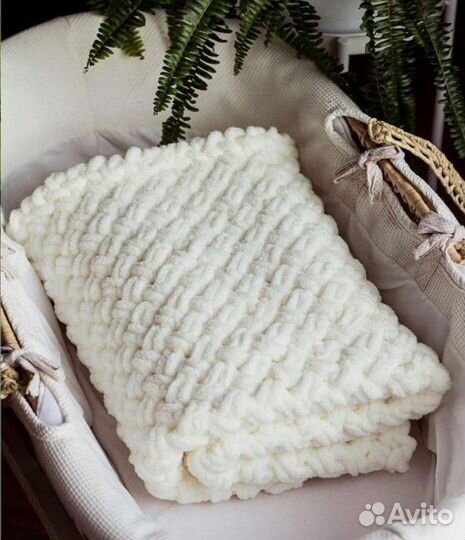 Плед из alize puffy