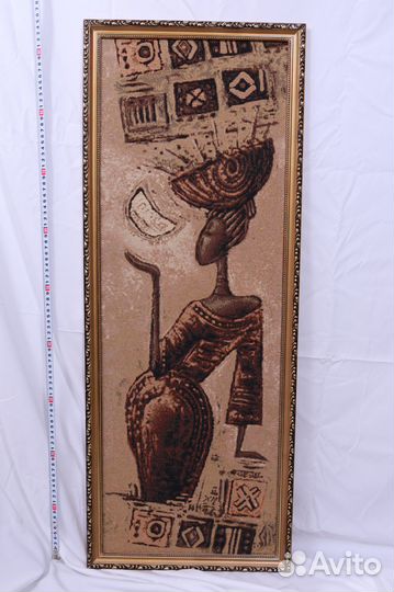 Гобелен 27см на 87 см. Африканские женьщины