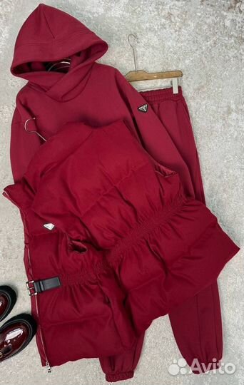 Костюм тройка prada 4 цвета женский