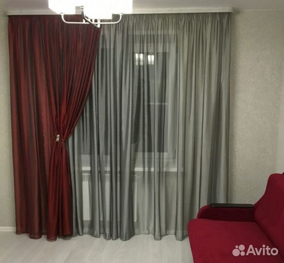 Пошив тюля штор на окно