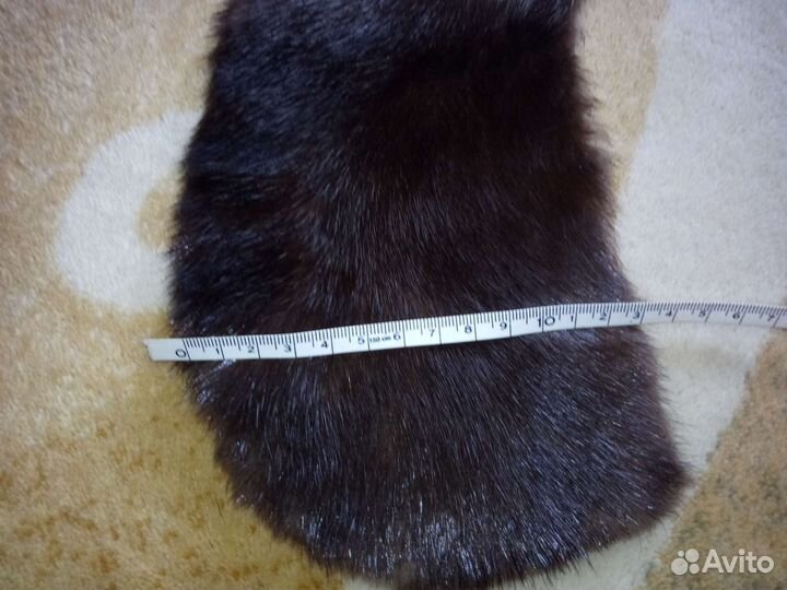 Меховой воротник норка