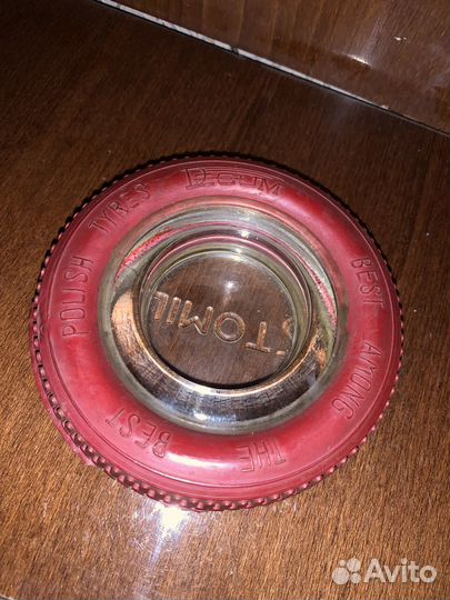 Пепельница Техмашэкспорт СССР резина