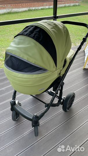 Коляска 2 в 1 эко кожа Rico