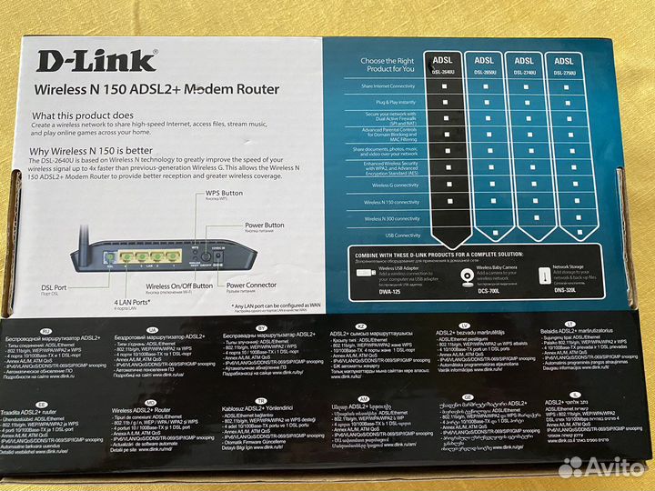 Беспроводной маршрутизатор adsl2+