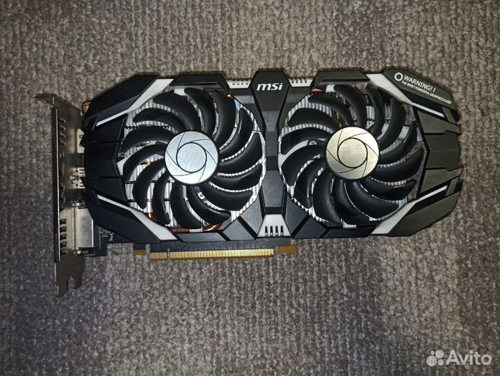 Видеокарта MSI GTX 1080 8GB gaming X 1060 3GB OCV1