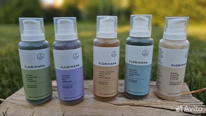 Освежающий мятный гель для душа Florihana