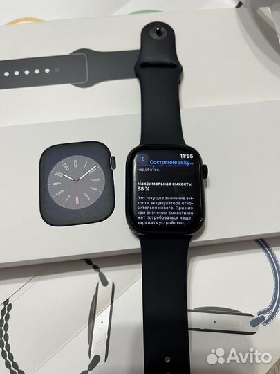 Часы apple watch 8 45 mm