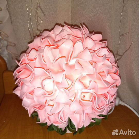 Светильник-ночник букет из изолона