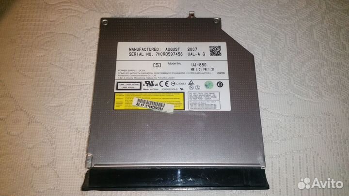 DVD привод Panasonic UJ-850 для ноутбука