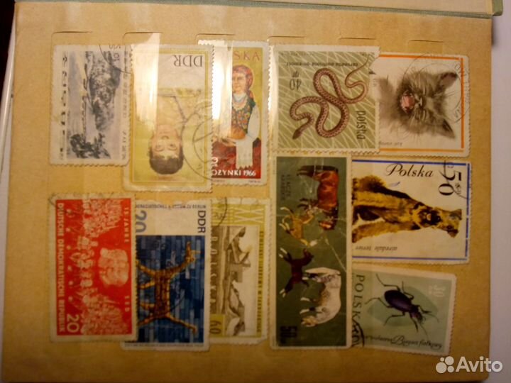 Марки гашенные в ассортименте СССР и другие