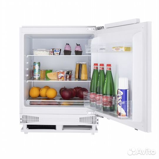 Встраиваемый холодильник maunfeld mbl 88sw белый