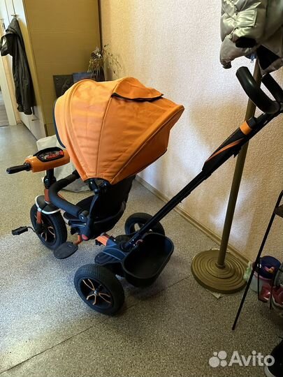 Велосипед с родительской ручкой