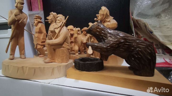 Коллекционные деревянные статуэтки, СССР