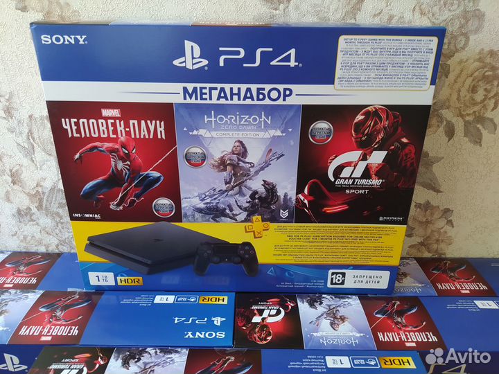 Новая и Б/у 9.00 Sony PlayStation 4 Slim/Pro/ PS5