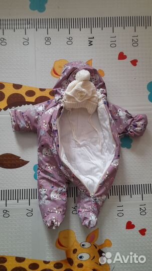 Комбинезон демисезонный для девочки 62