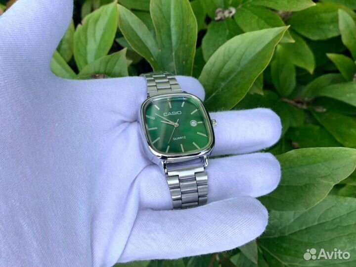 Часы мужские наручные Casio Vintage green