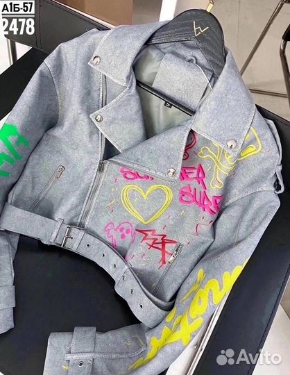 Косули с экокожи расписные