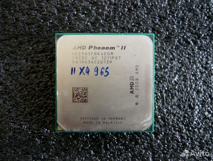 Socket AM3/AM3+ AMD Phenom II X4 965 (4 Ядра)