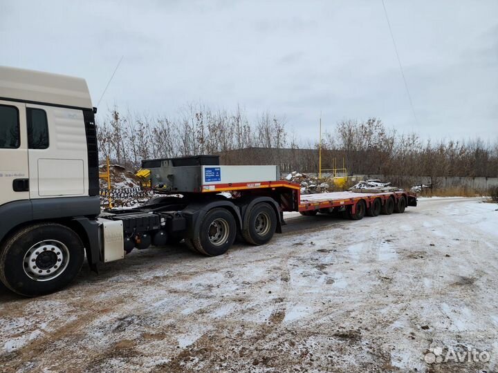 Услуги низкорамного трала, негабарит, г/п 58 тонн