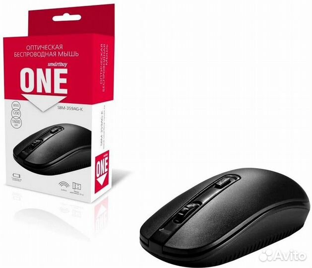 Мышь беспроводная Smartbuy ONE 359AG-K
