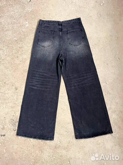 Jaded london type джинсы широкие