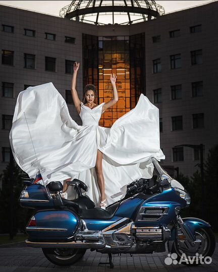 Фотосессия на мотоцикле