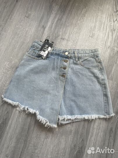 Юбка-шорты джинсовые