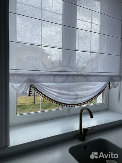 Шторы римские. Оформление текстилем под ключ