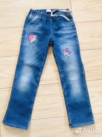 Джинсы, толстовка, кофта 122