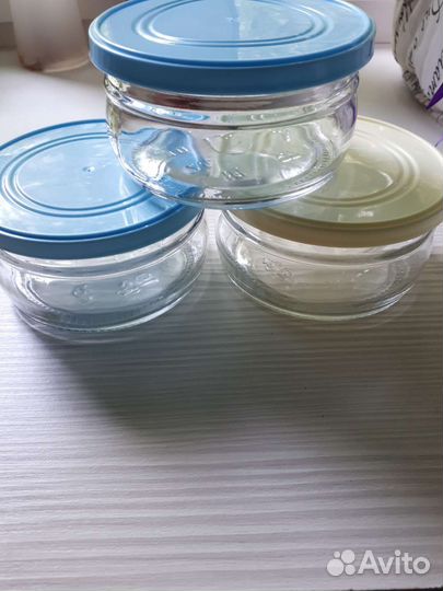 Банки стекло/200гр., без крышек б/у, бутылки