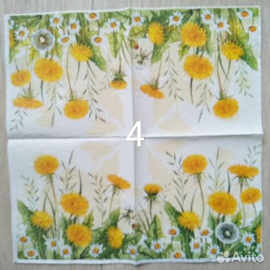 Салфетки для декупажа. Луговое