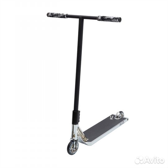 Самокат трюковой Комета Кратос d110мм хром черный