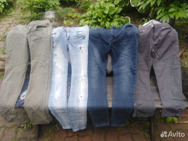 Джинсы на девочку 138