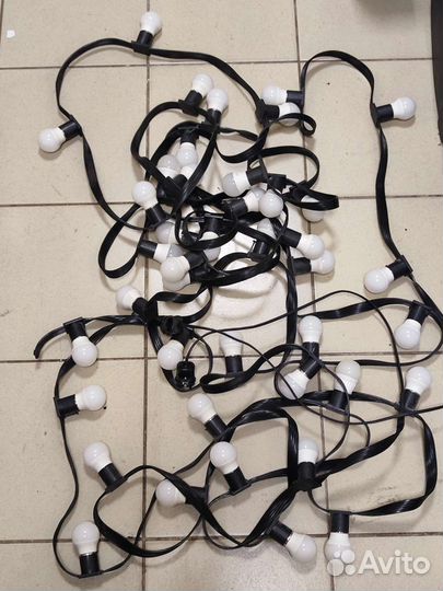 Ретро гирлянда белтлайт уличная 6м теплого света