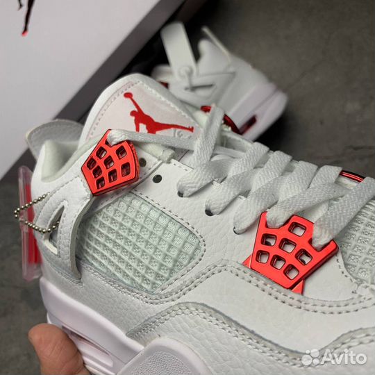 Nike air jordan 4 retro белые