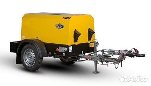 Винтовые компрессоры atmos PDP65 Perkins 7 m/min