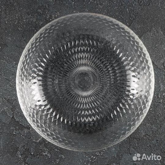 Тарелка глубокая «Идиллия», d18 см, цвет прозрачны