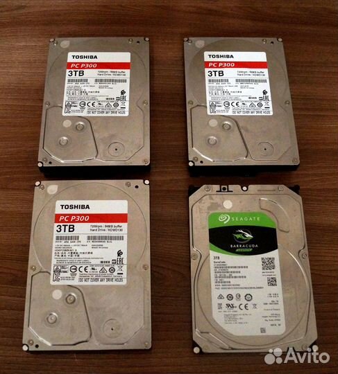 HDD 3Tb Toshiba, Seagate