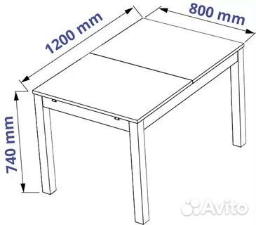 Стол обеденный Вардиг М 120(180)x74x80 Шпон Черный