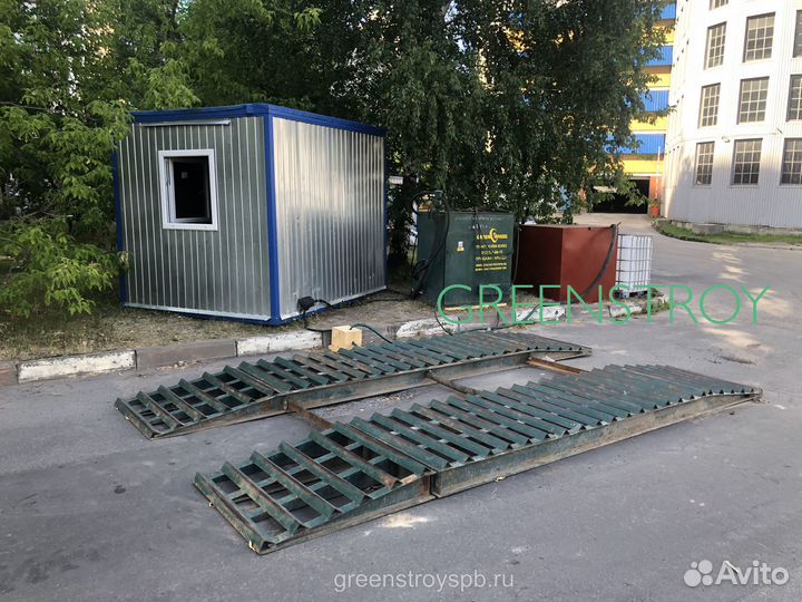 Пункт мойки колес Аренда с эстакадой под ключ