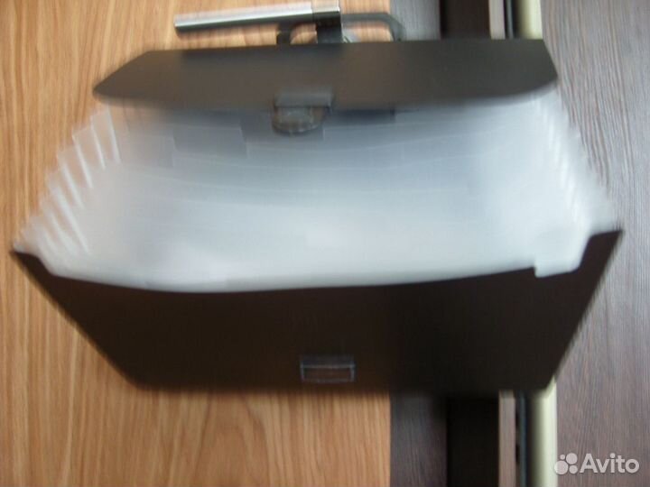 Папка портфель пластиковая А4 черный