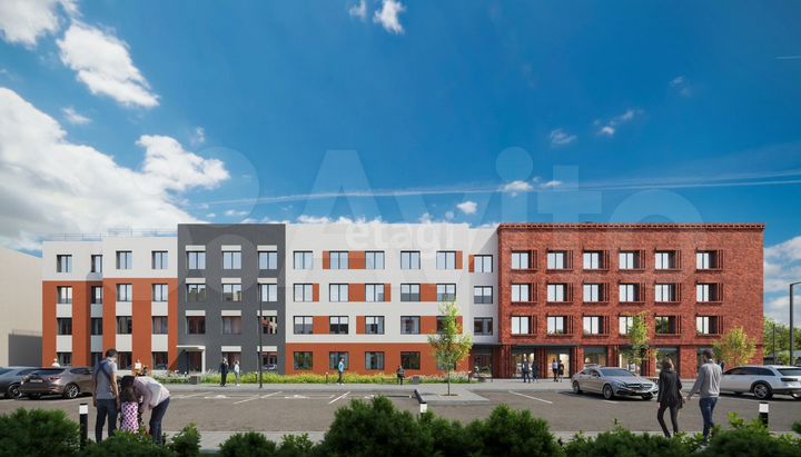 Квартира-студия, 24,7 м², 3/4 эт.