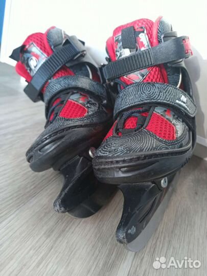 Коньки детские раздвижные 27-30