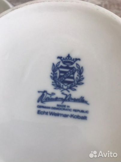 Ваза и пепельница Weimar porzellan DDR 60-70й год