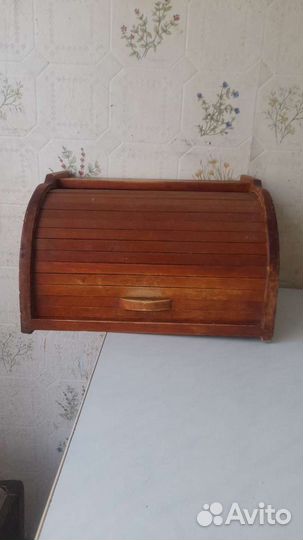Хлебница деревянная СССР